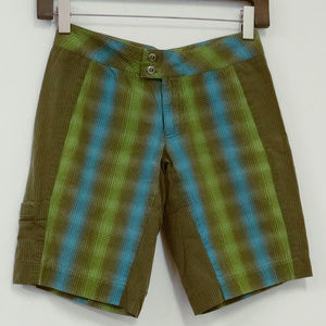 Patagonia Green Plaid Bermuda Shorts